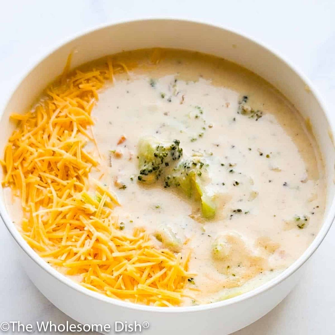 Broccoli and cheddar soup