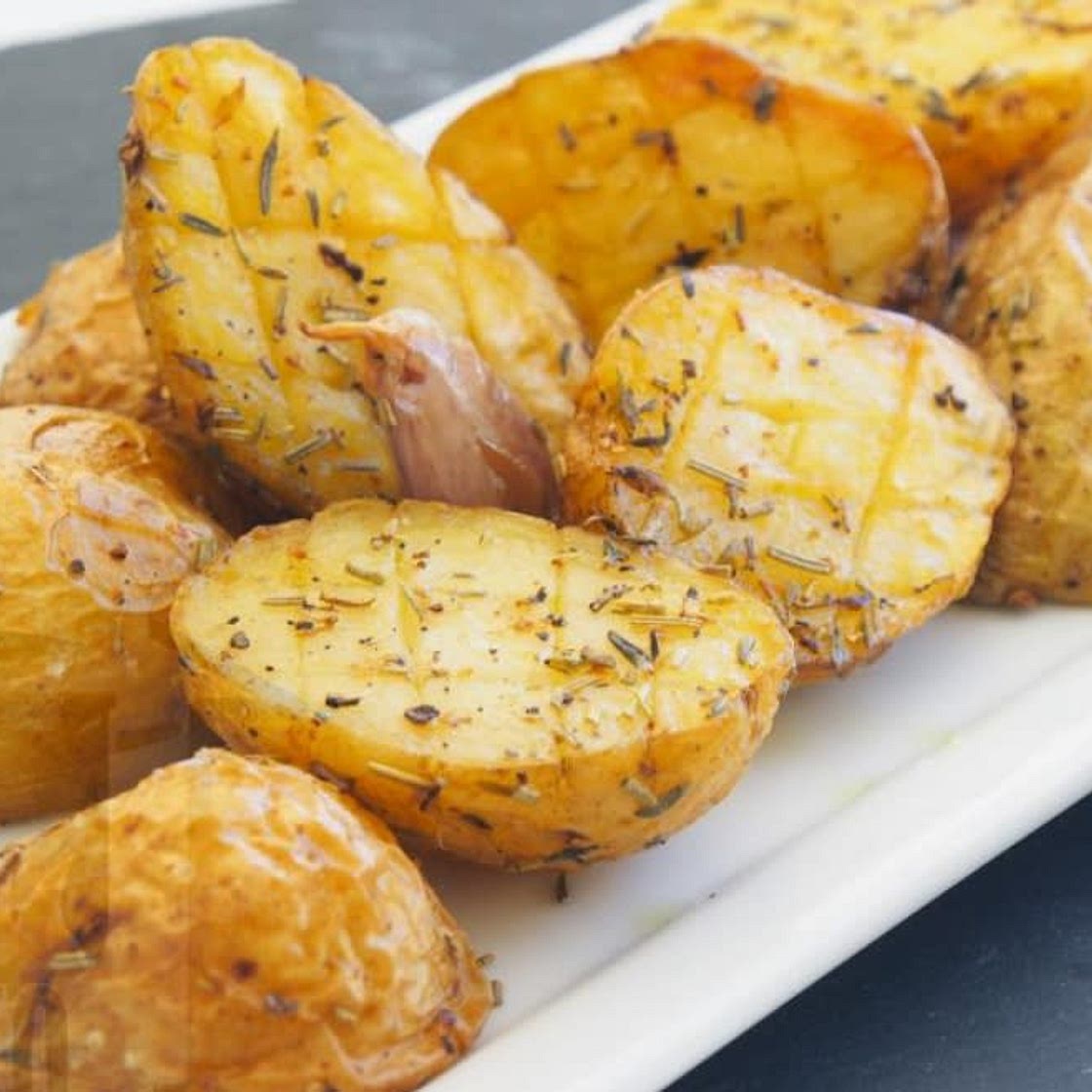 Patatas doradas al horno al estilo Cajun