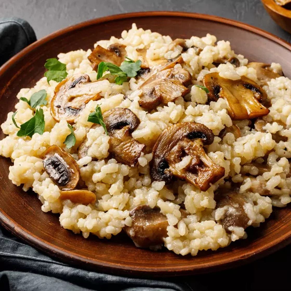 Risotto aux champignons