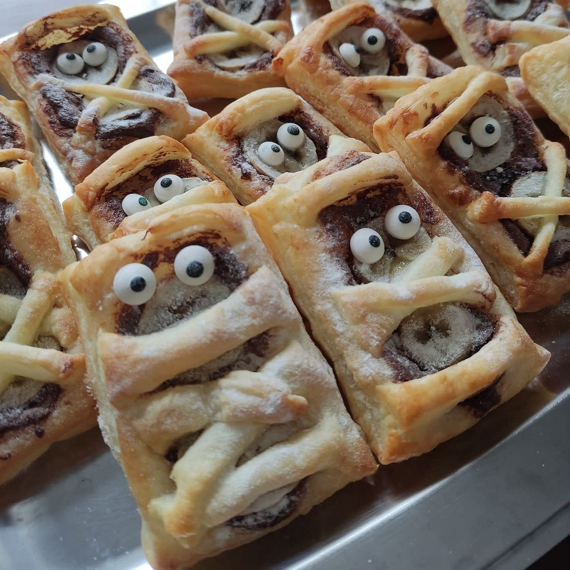 Nutella Mummy Hand Pies