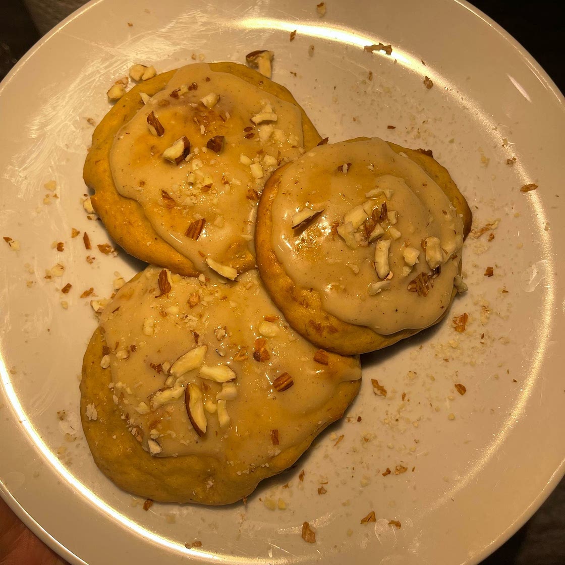 Banana nut bread cookies