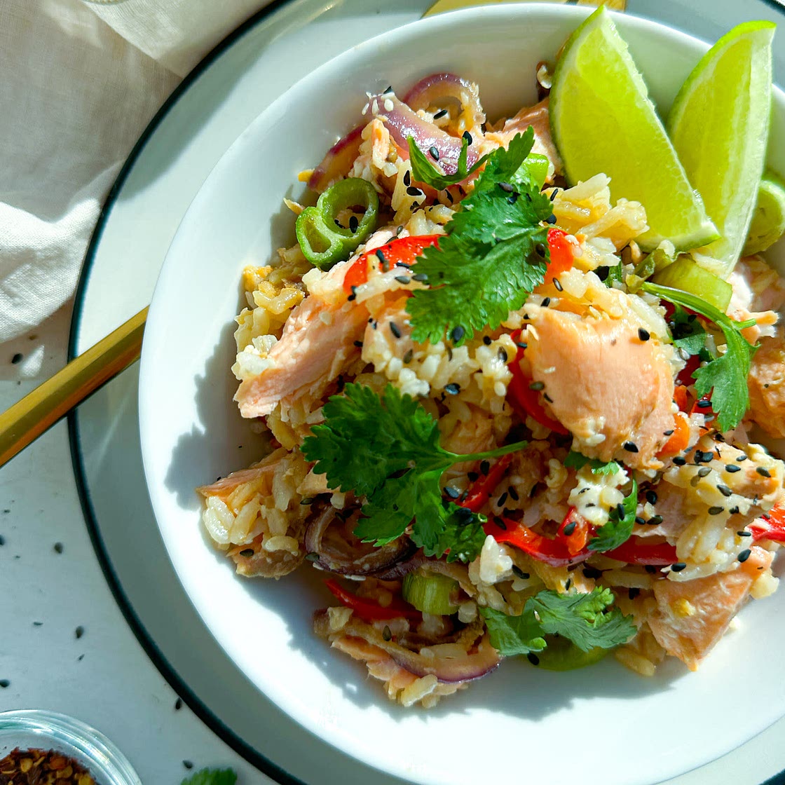 Salmon Fried rice