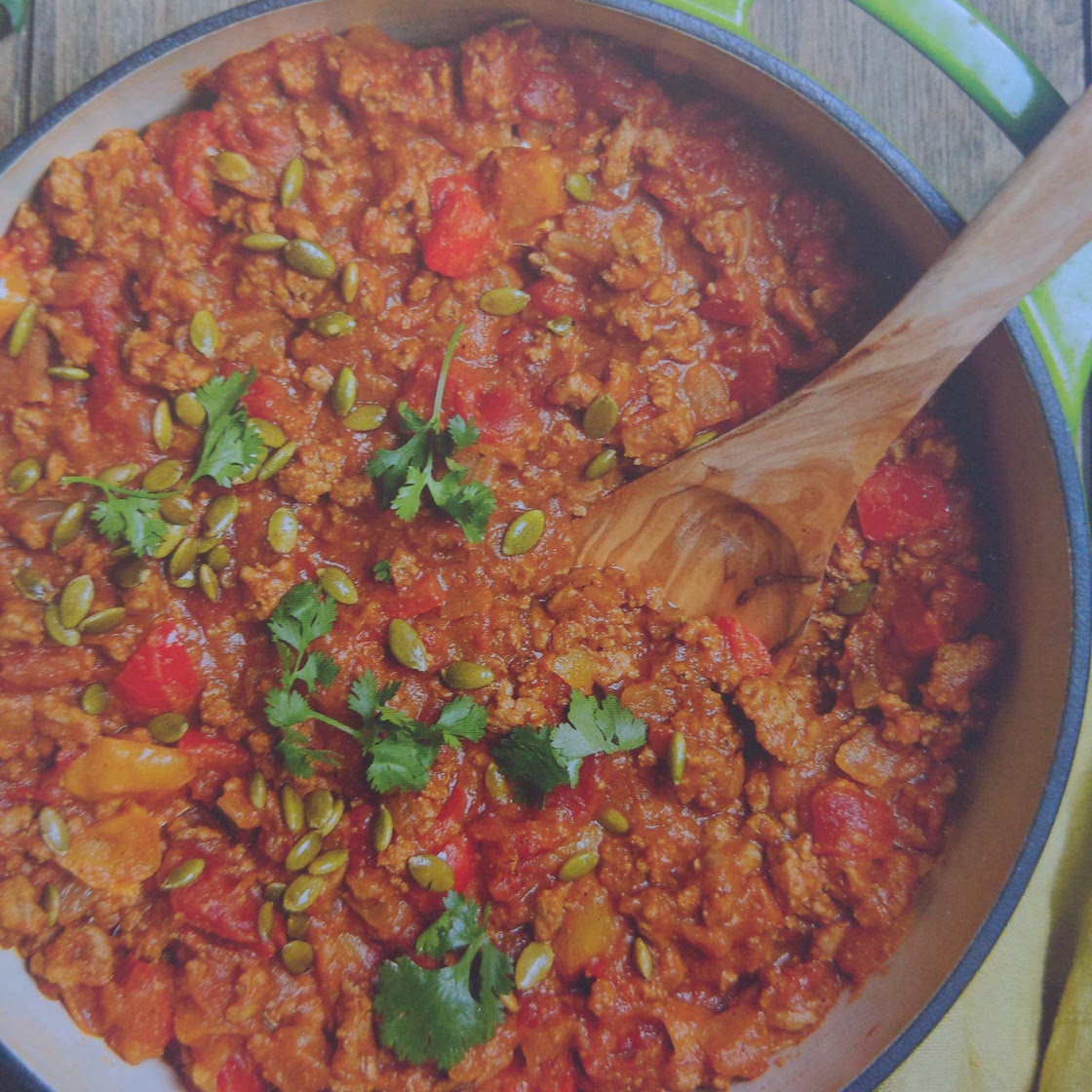 Pumpkin turkey chili