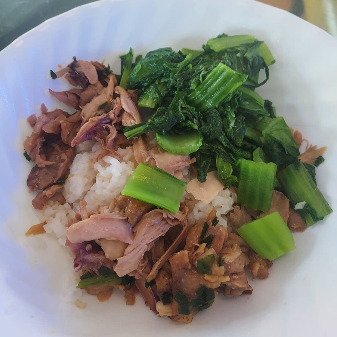 Poached Chicken with Scallion Ginger Sauce