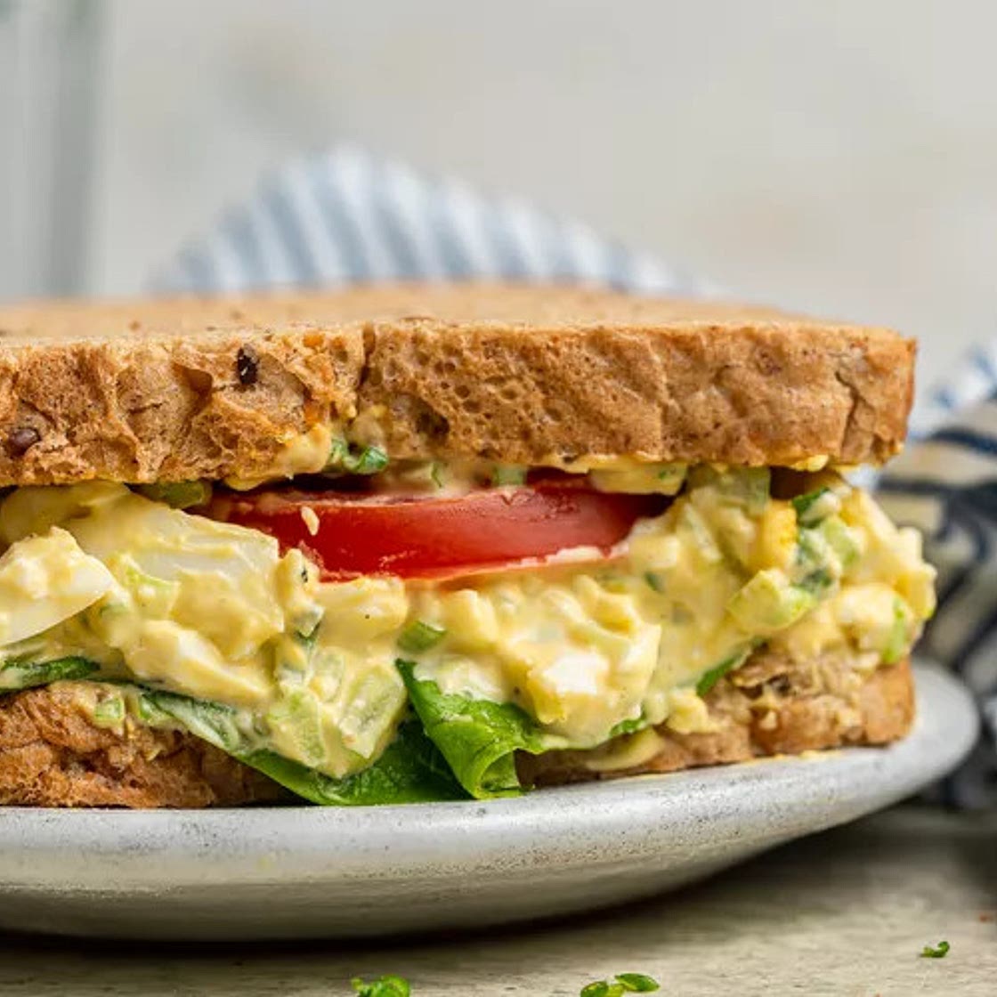 Hard-Boiled Egg Salad Sandwiches