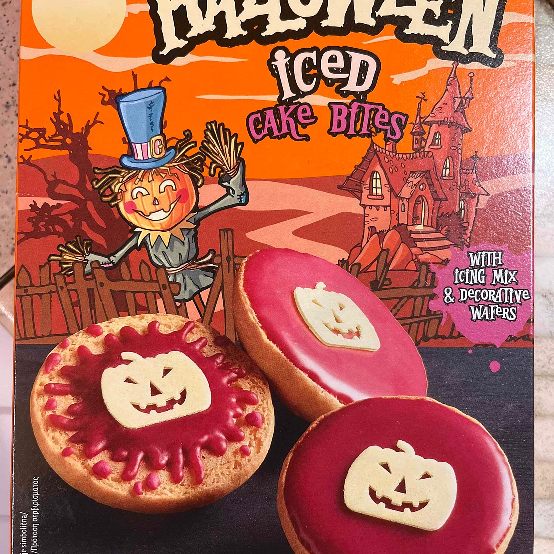 halloween iced cake bites - lidl