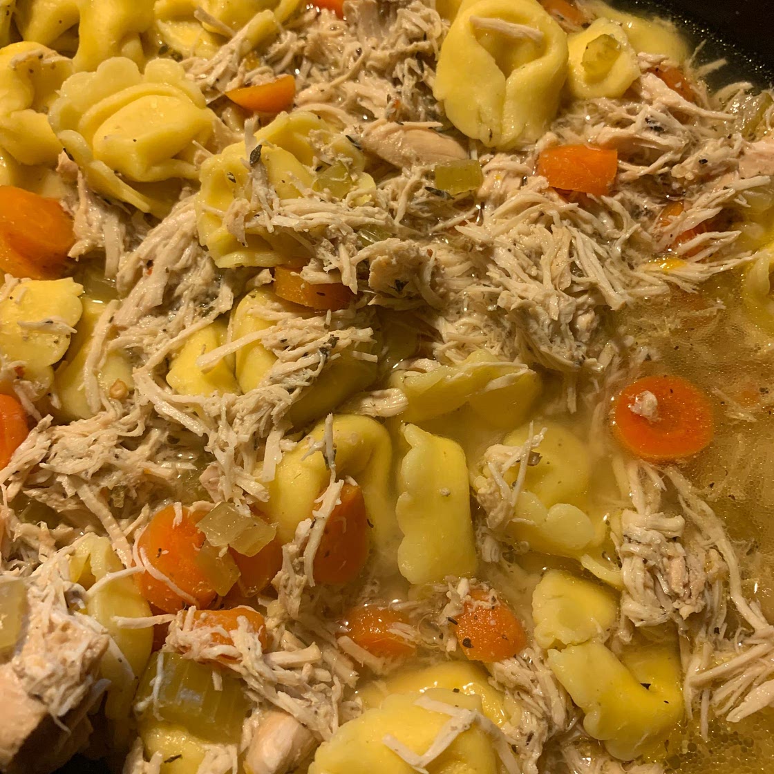 Slow-Cooker Chicken Tortellini Soup