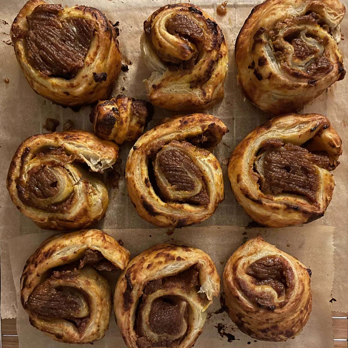 Puff Pastry Pumpkin Rolls