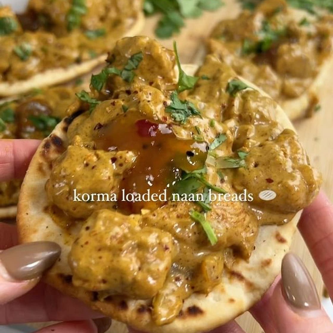 Korma Loaded Naan Breads 😮‍💨🔥