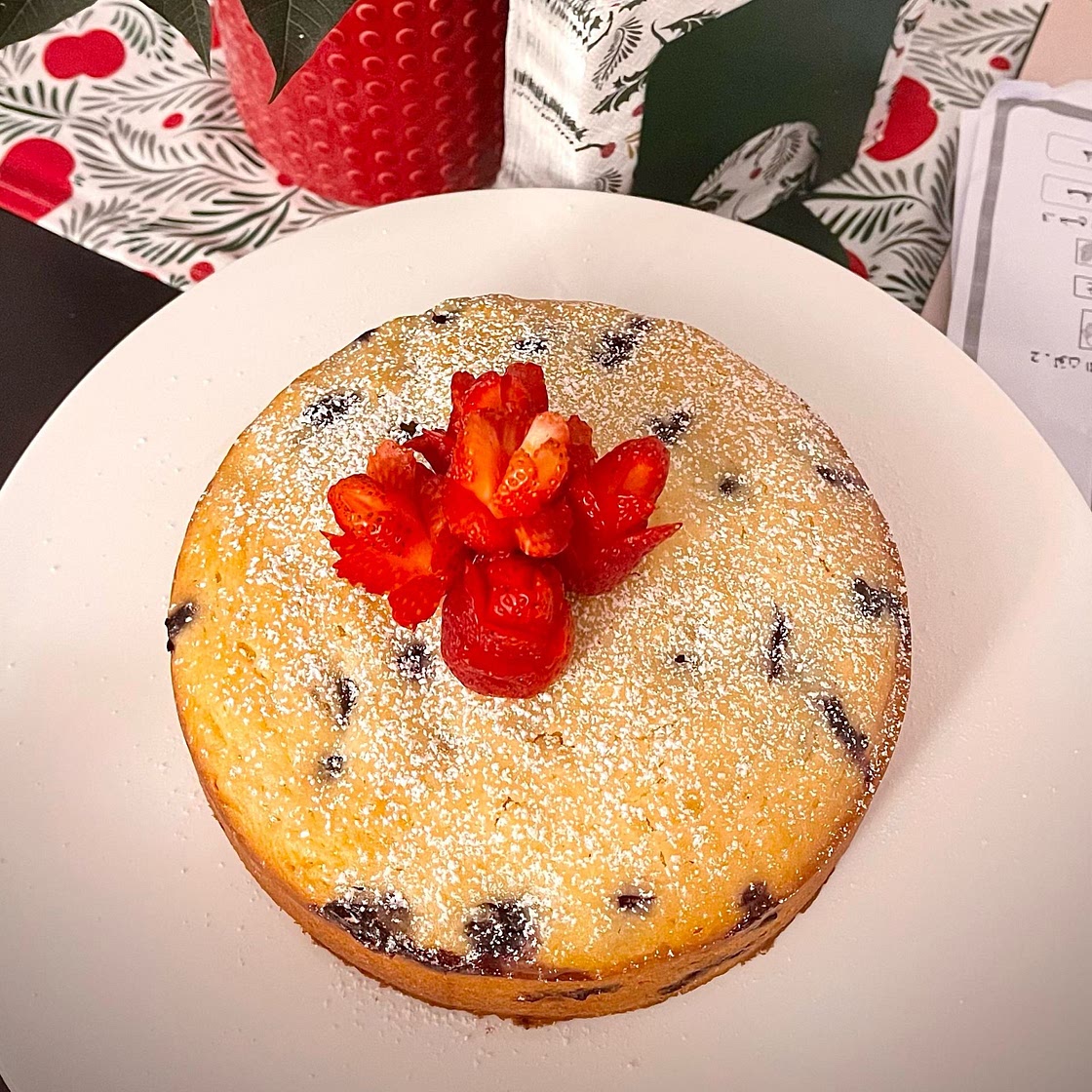 Blueberry Lemon Yoghurt Cake
