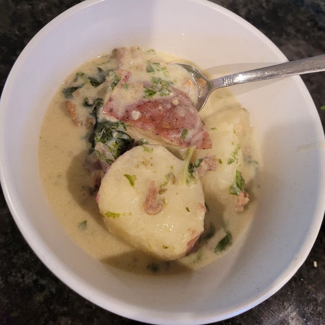 Potato, Sausage & Kale Soup