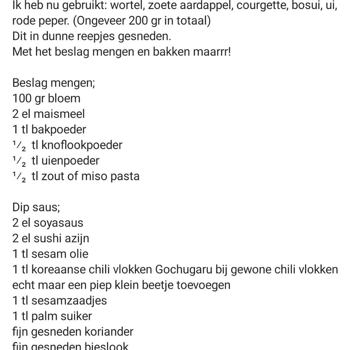 Koreaanse pannenkoekjes