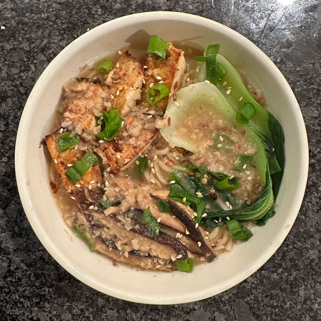 Vegan Mushroom Miso Ramen