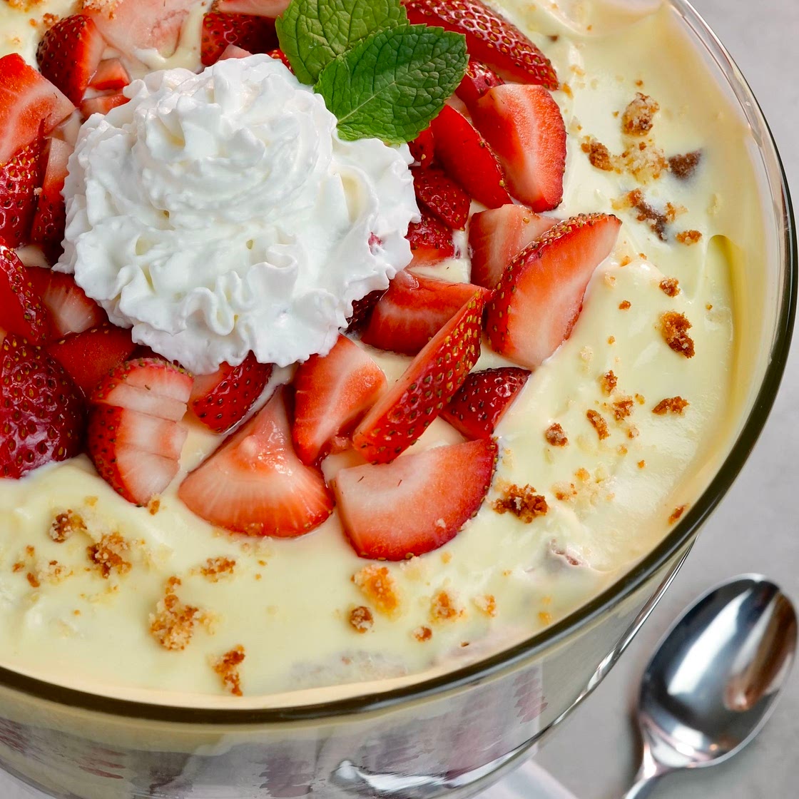 Strawberry Trifle Cake