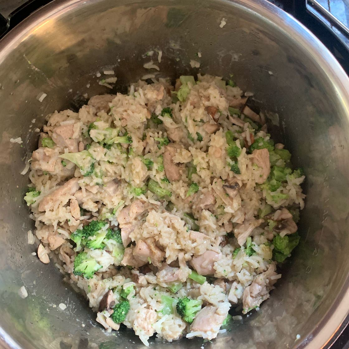 Instant Pot Chicken Broccoli and Rice