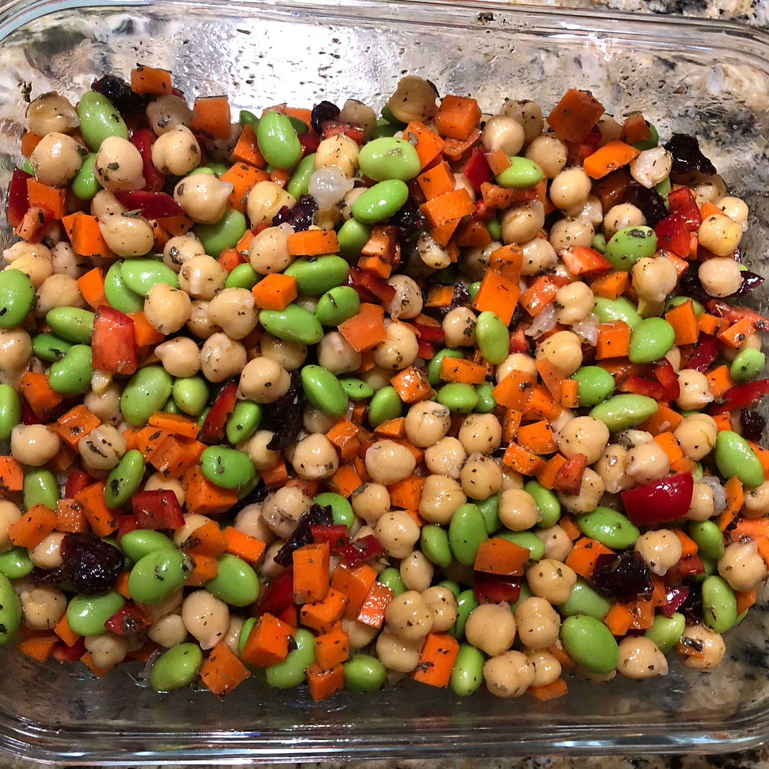 Chickpea and Edamame Salad (Aldi Copycat)