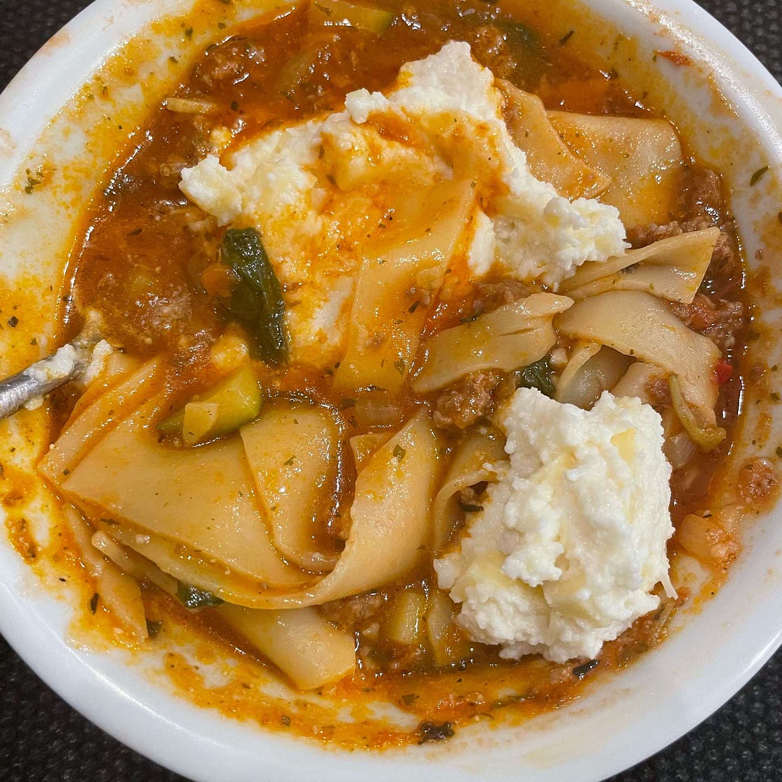 Lasagna Soup
