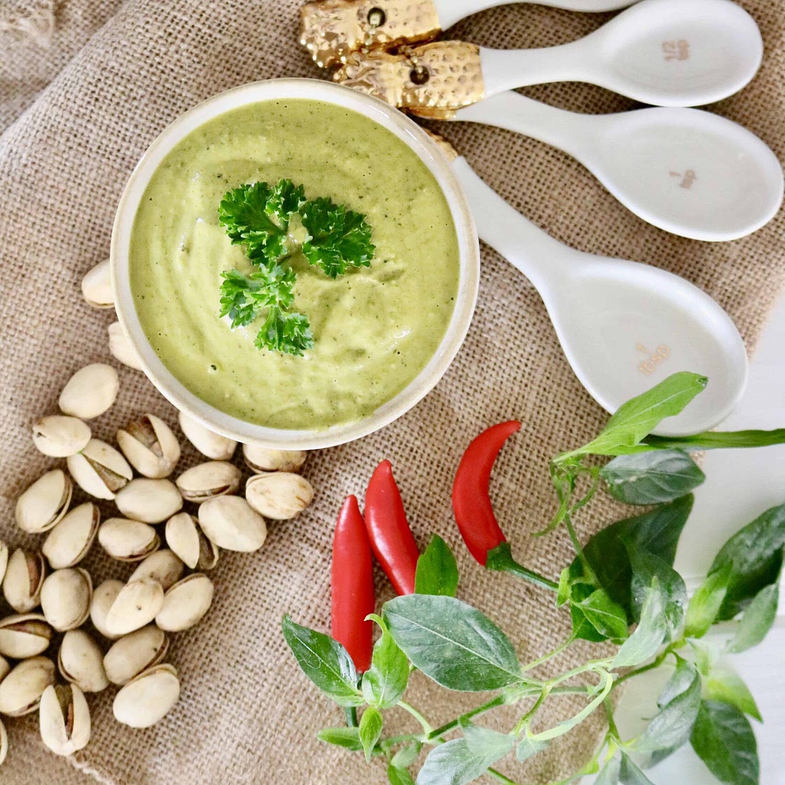 Cilantro Pistachio Pesto