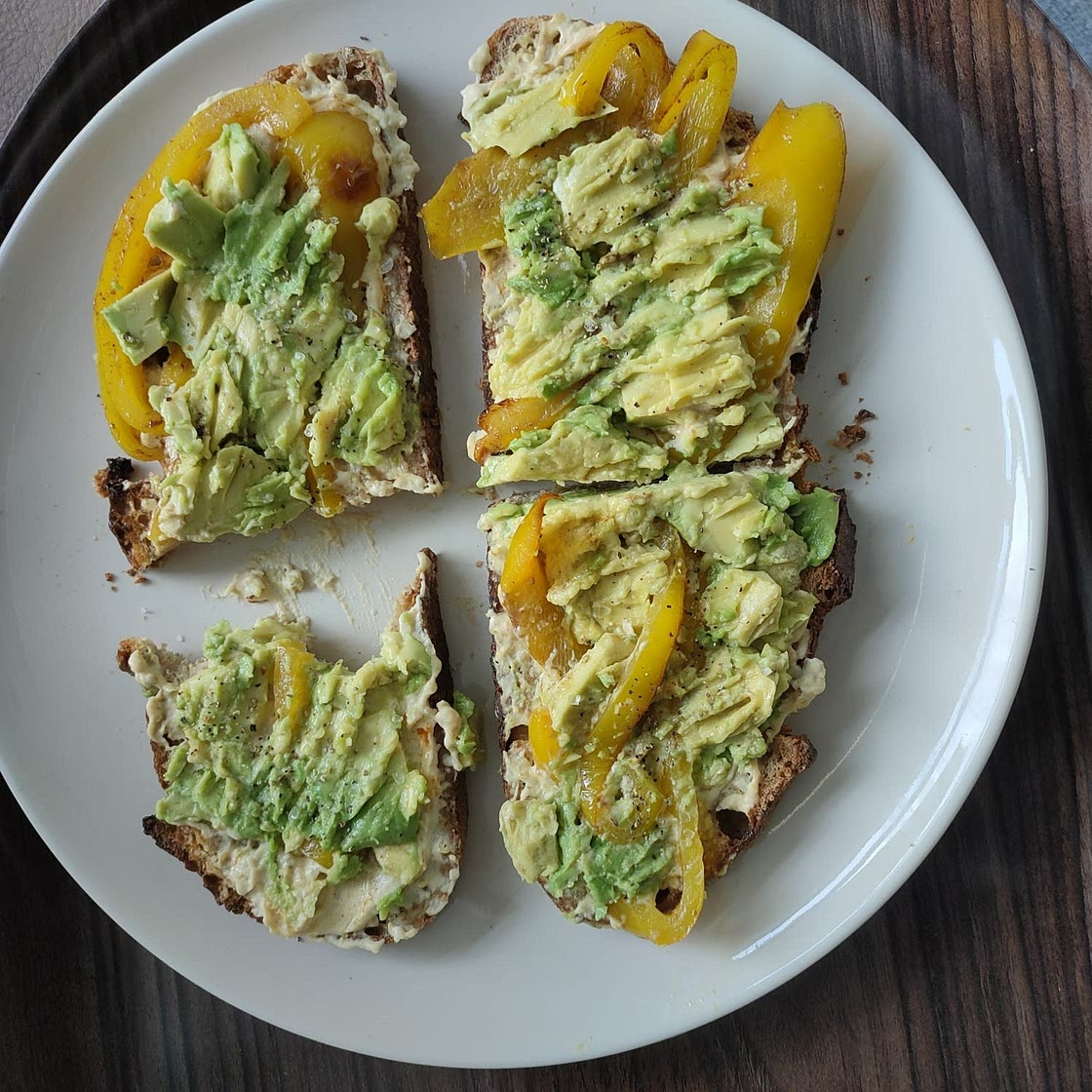 Avocado Hummus Toast