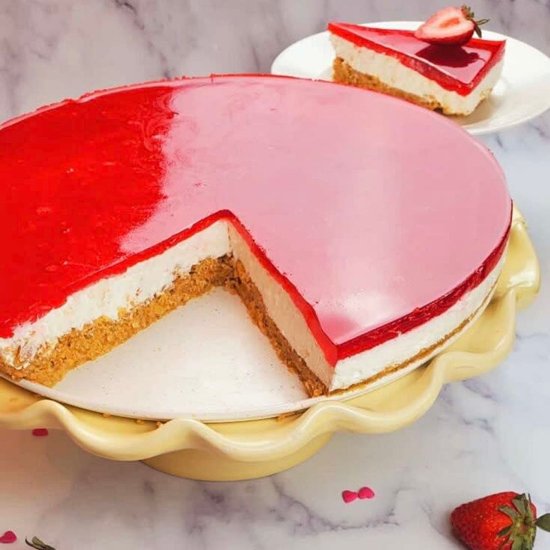 Fruit cheesecake
