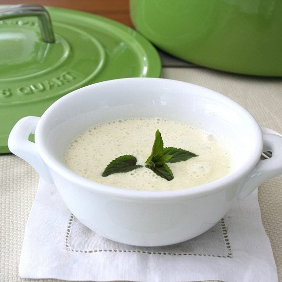 Chilled Zucchini Soup and a Martha Stewart Review