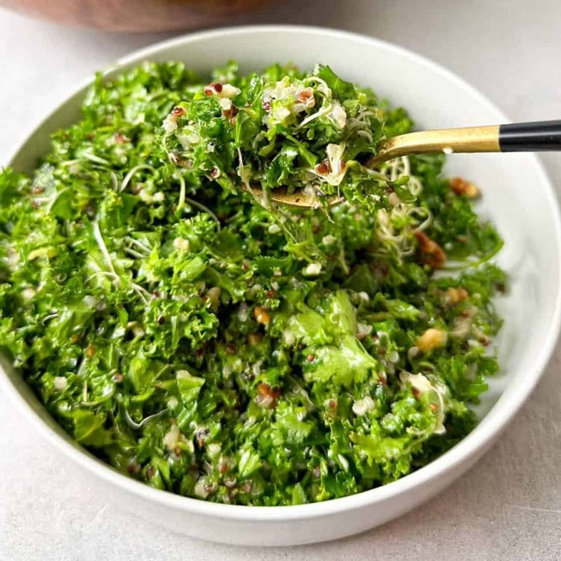 Kale Salad with Apple Cider Vinaigrette