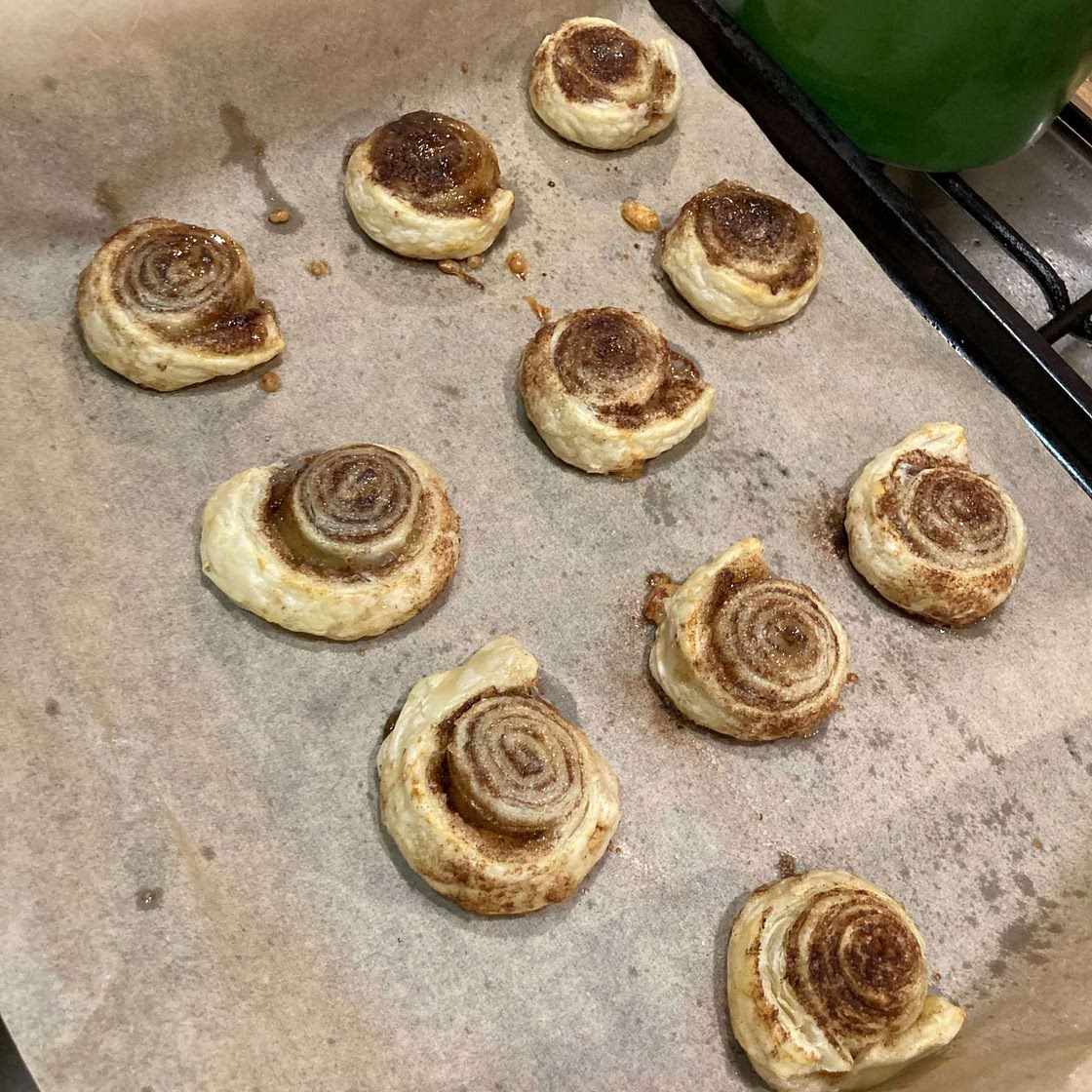 Puff Pastry Cinnamon Rolls Recipe