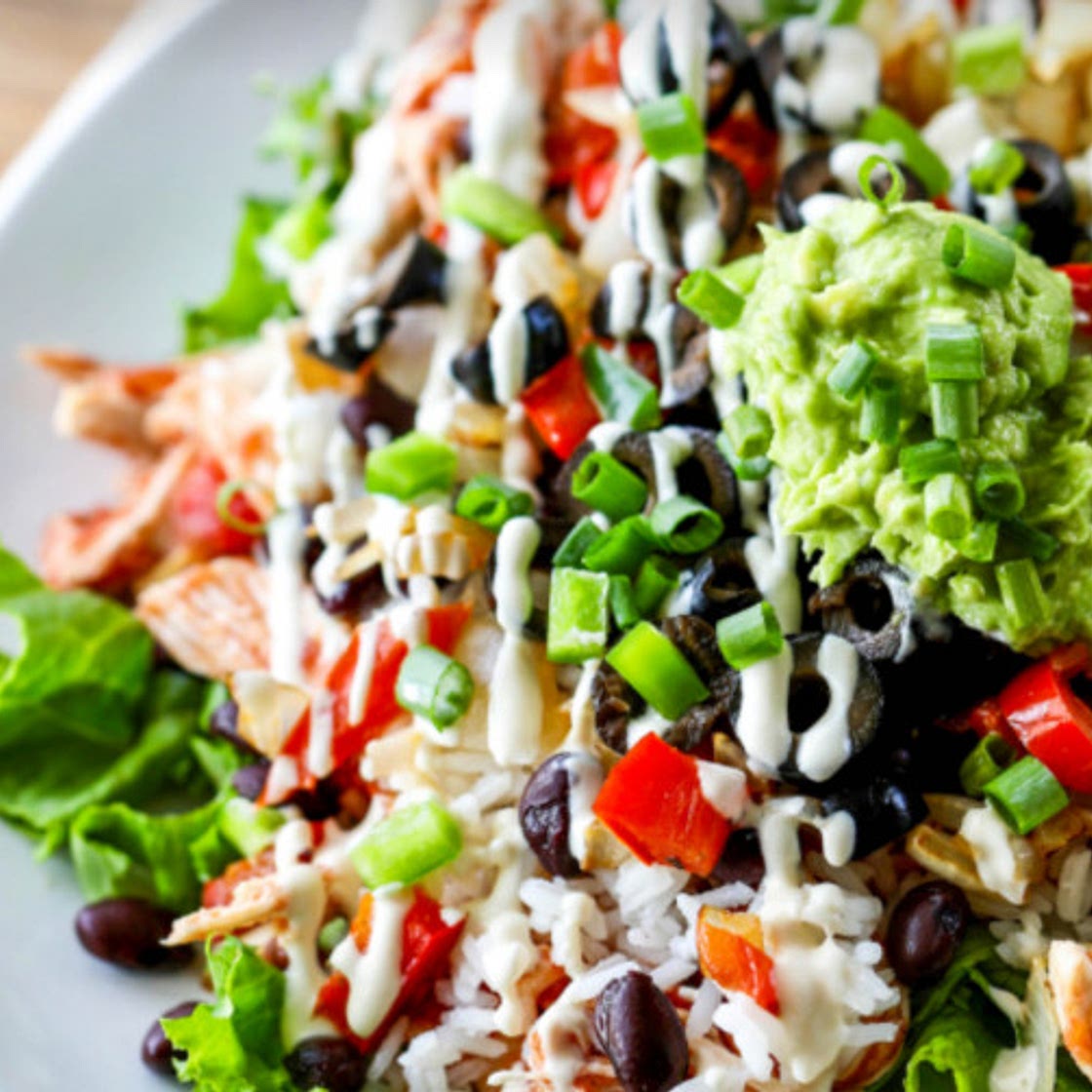 Salsa Chicken Pile-up