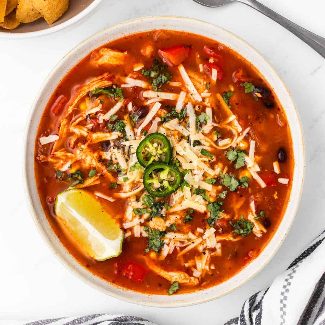 Easy Chicken Taco Soup
