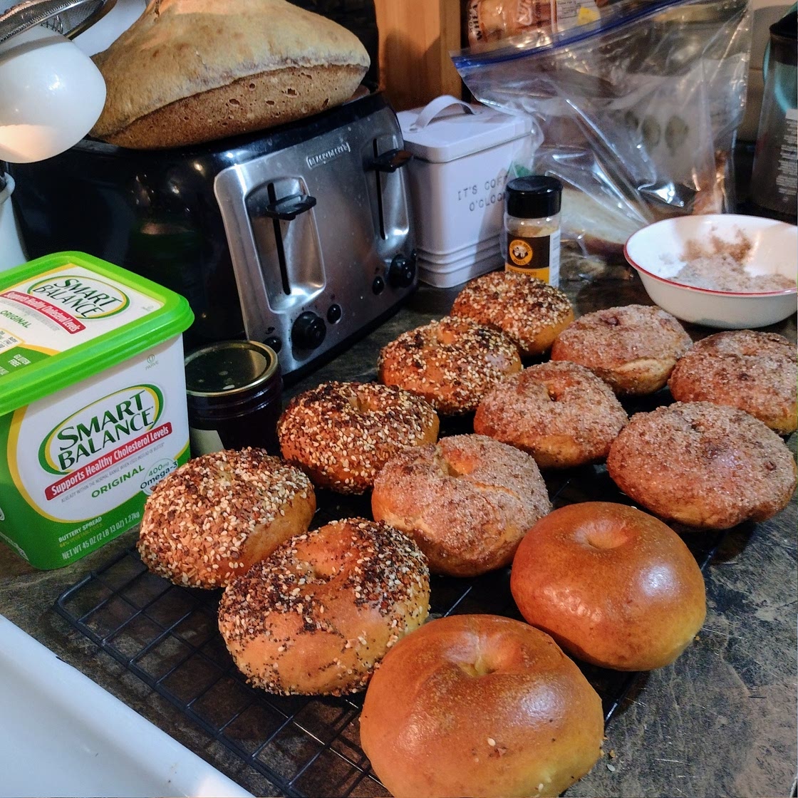 Sourdough Bagels