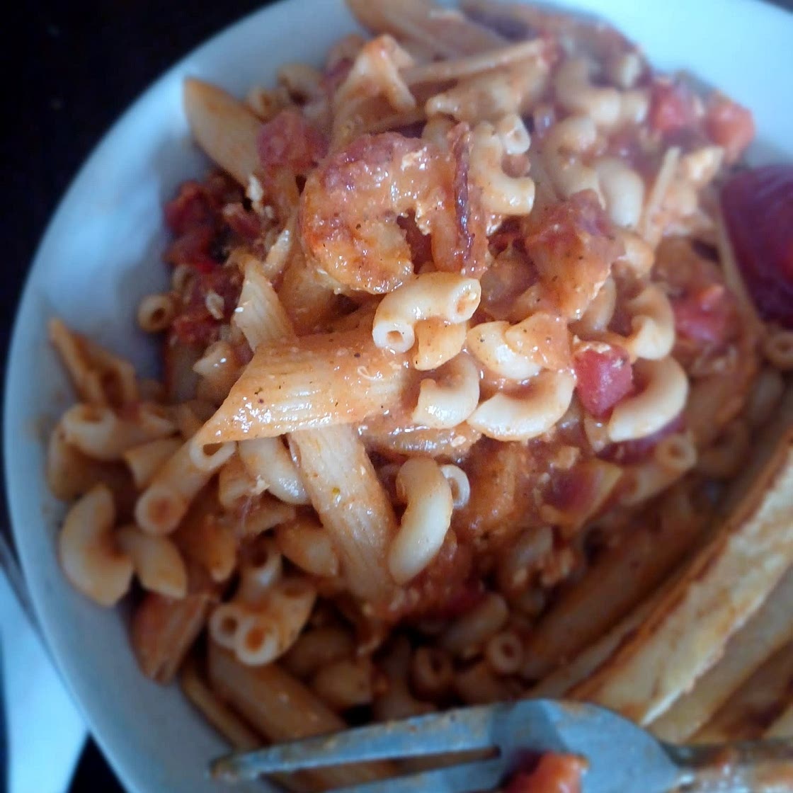 Spicy Garlic Shrimp Pasta
