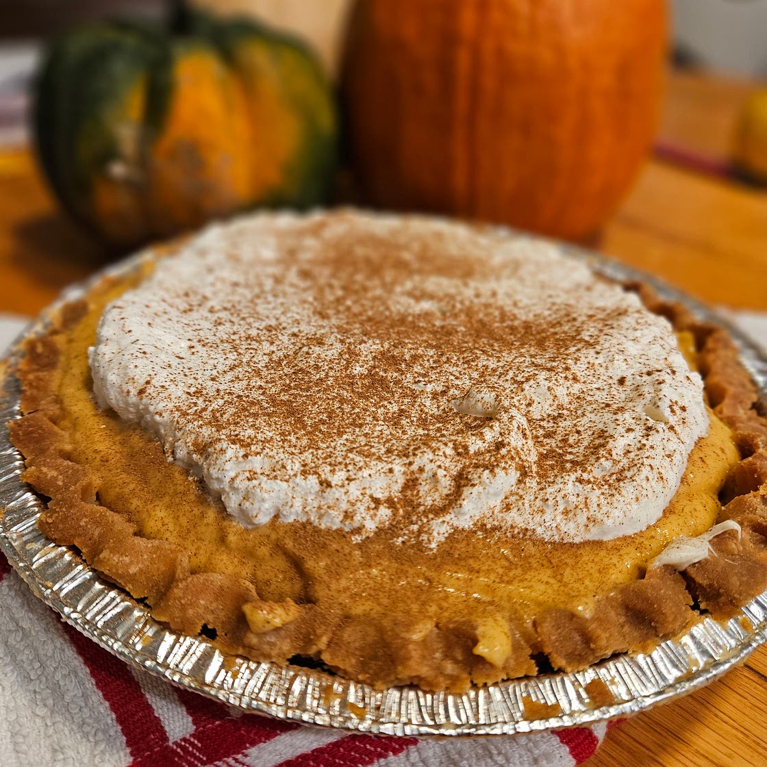 Pumpkin Cream Cheese Layer Pie