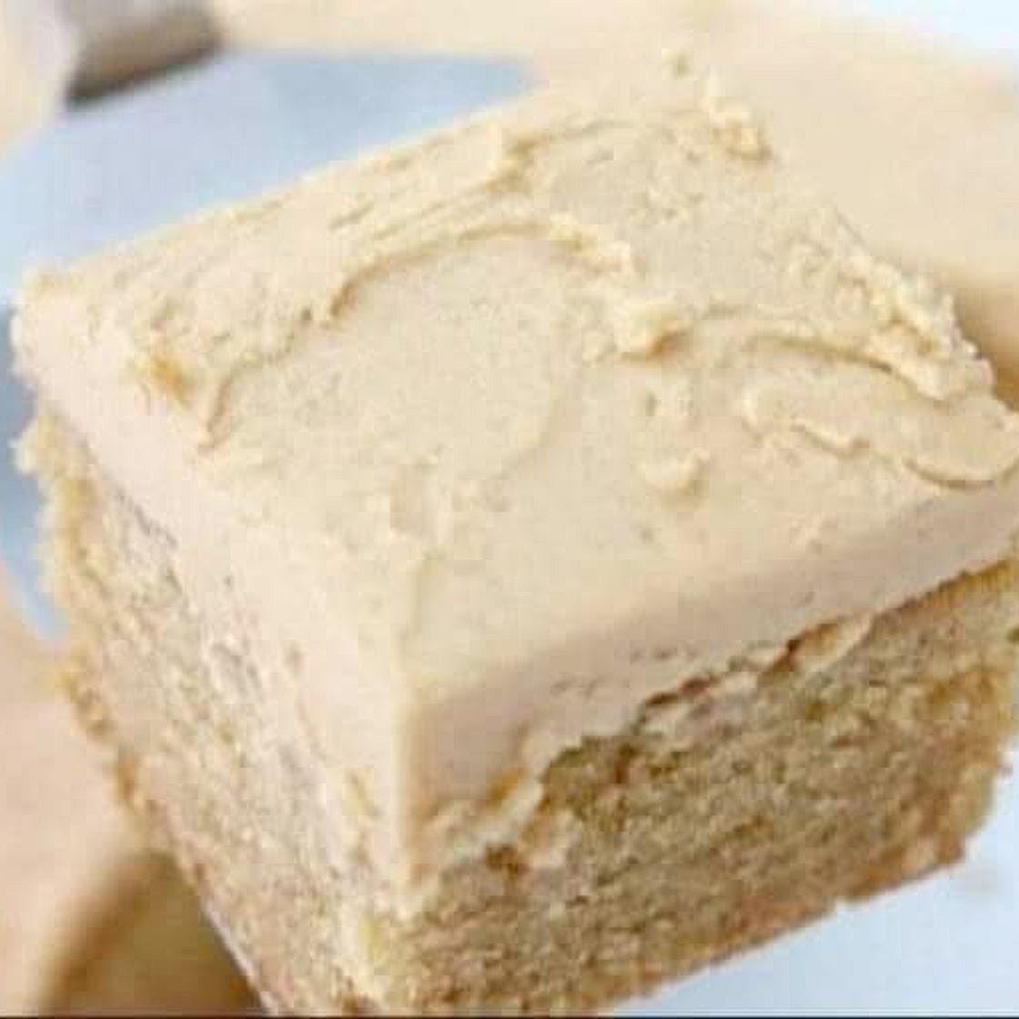Peanut butter cake w/ peanut butter frosting 