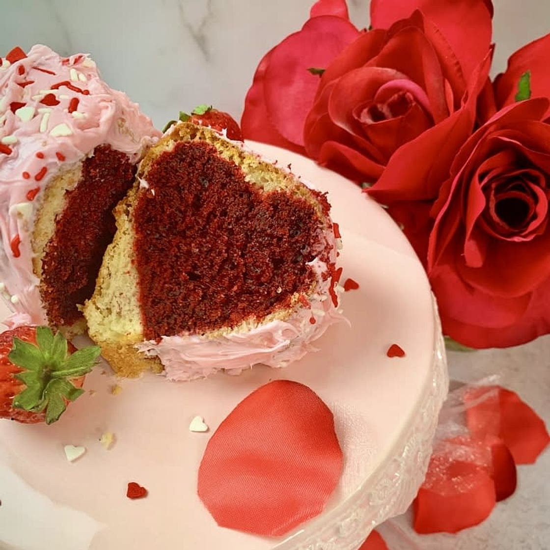 Valentine's Day Surprise Cake