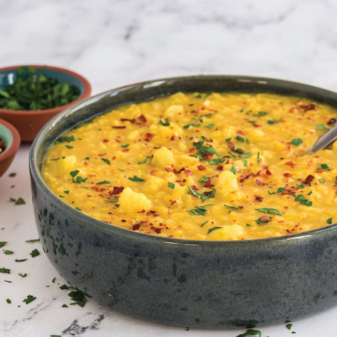 COMFORTING CAULIFLOWER LENTIL KITCHARI