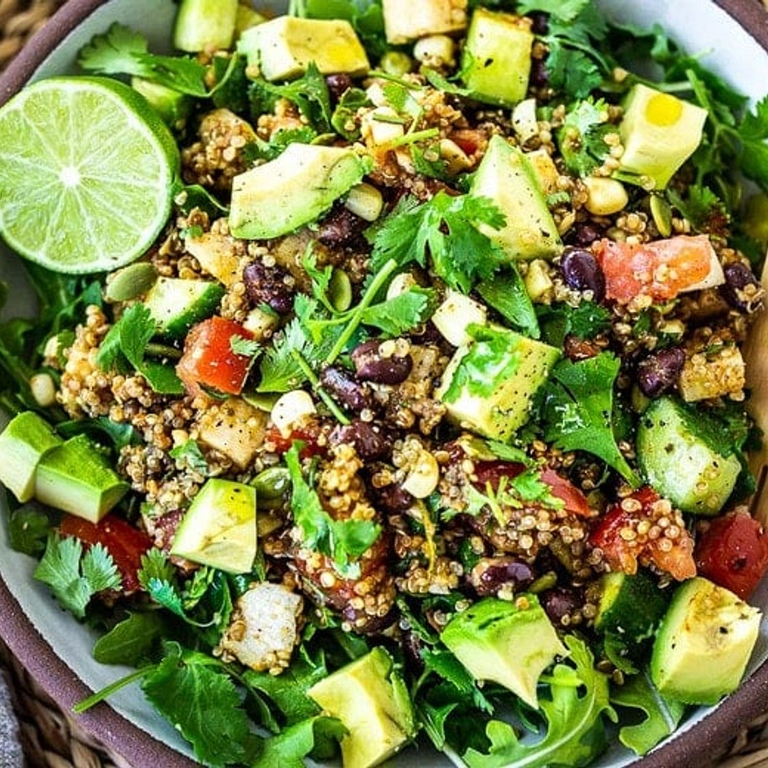 Southwest Black Bean Quinoa Salad