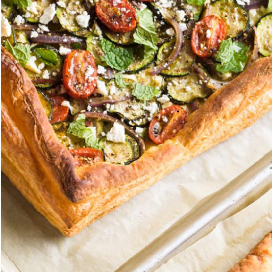 Tomato-Zucchini Tart