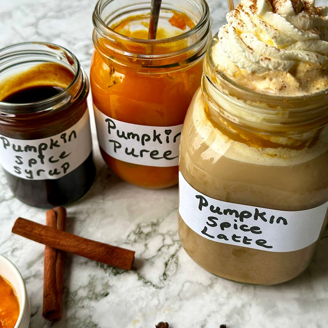 Pumpkin Spice Latte from Scratch 
