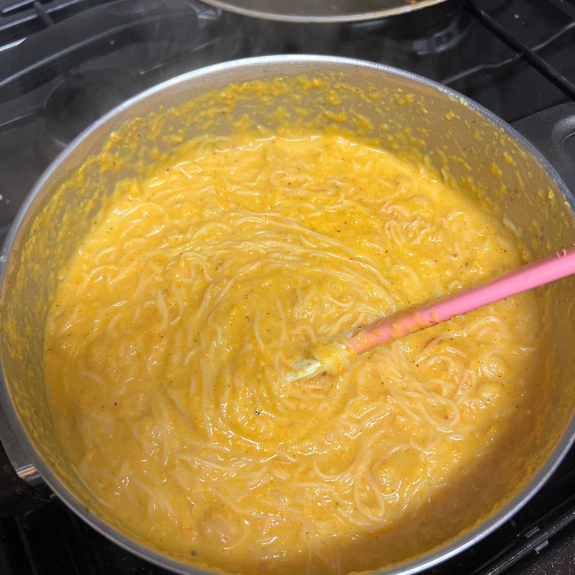 Curried Carrot Noodle Soup