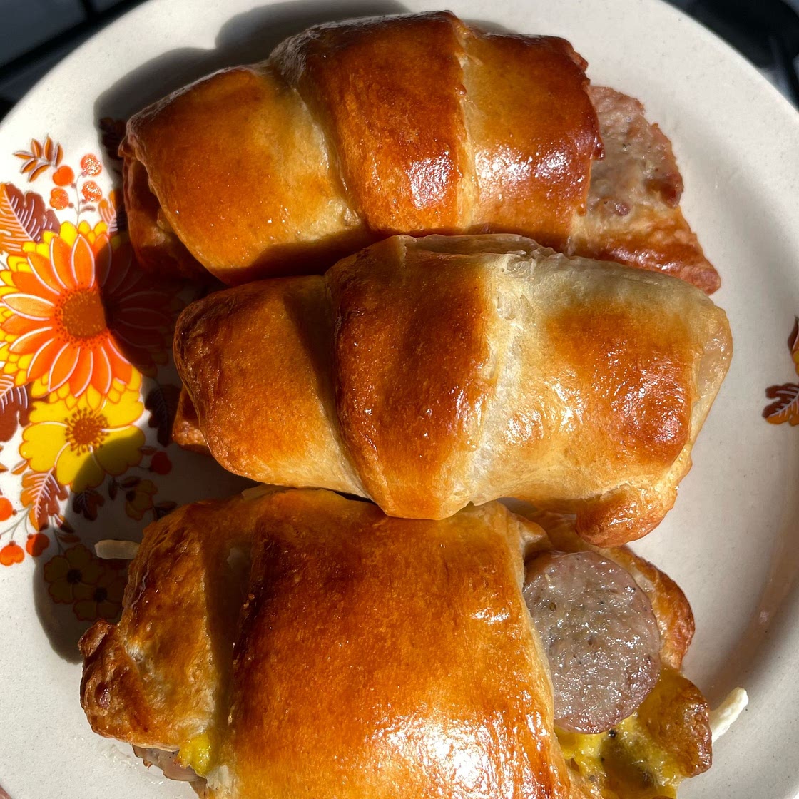 Sausage, Egg, and Cheese Crescent Rolls