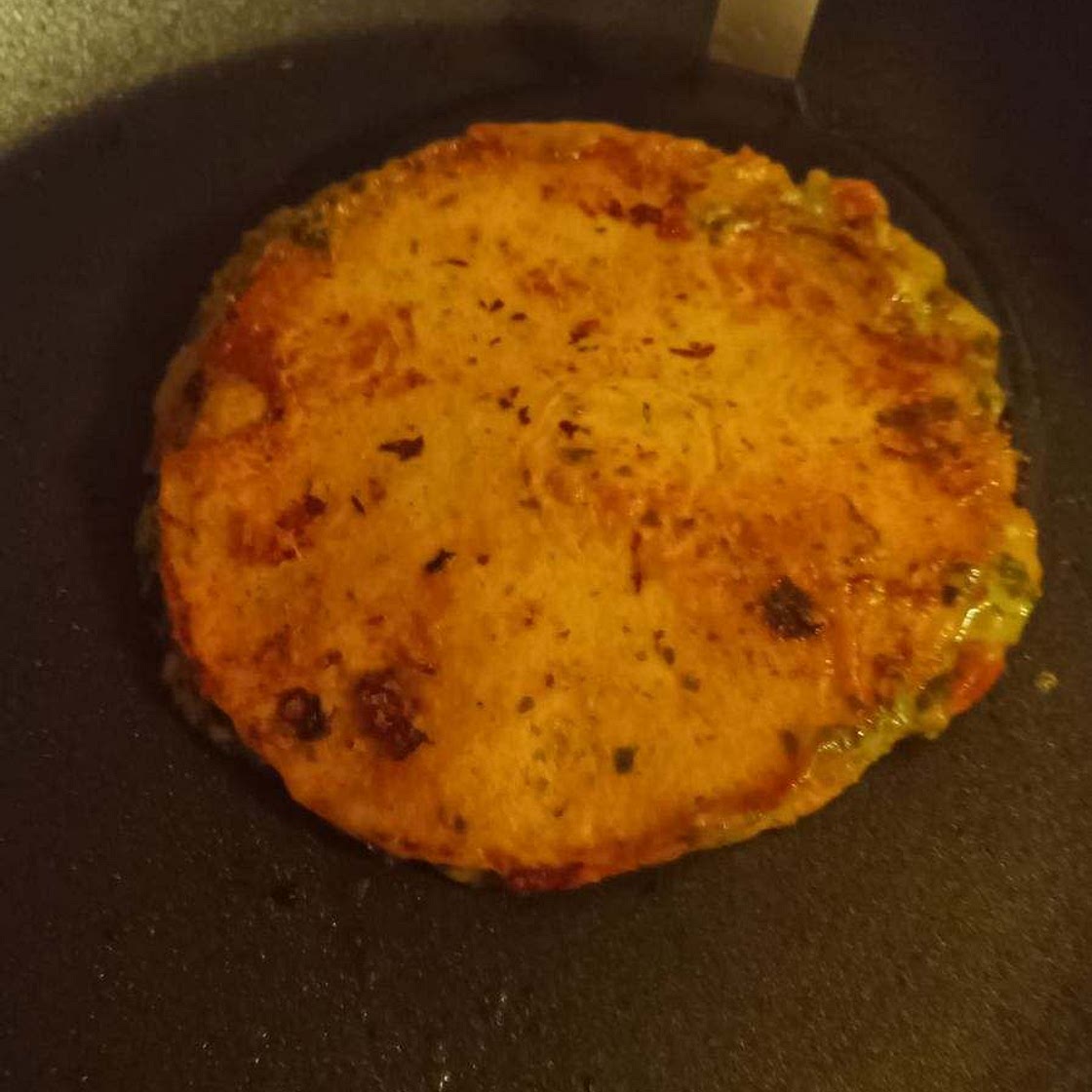 TK's Low Carb Tomato Basil Breakfast Quesadilla