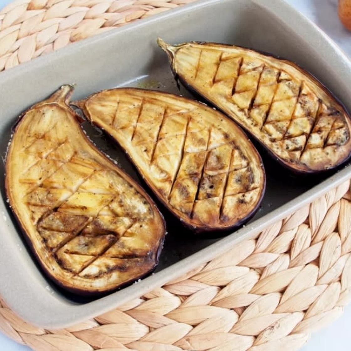 Berenjena "creole" al horno