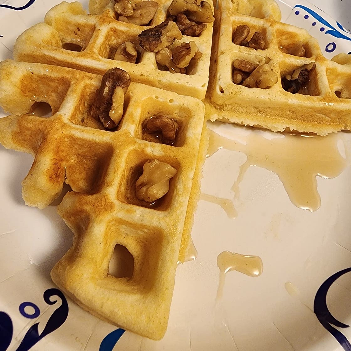 Sourdough Discard Waffles