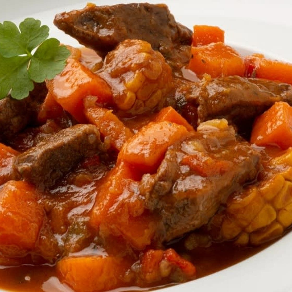 Calabaza con ternera
