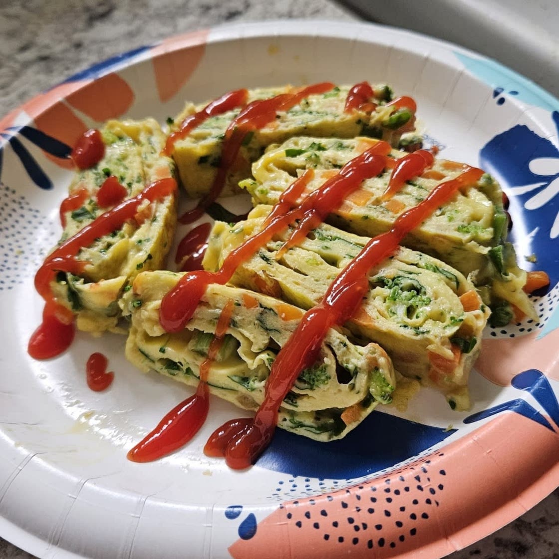 Gyeran mari (Korean rolled omelette)