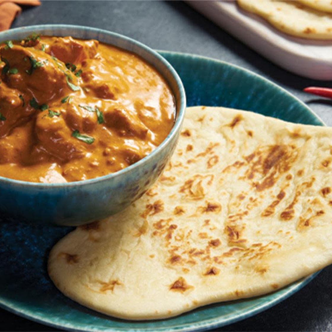 Butter Chicken with Naan Bread