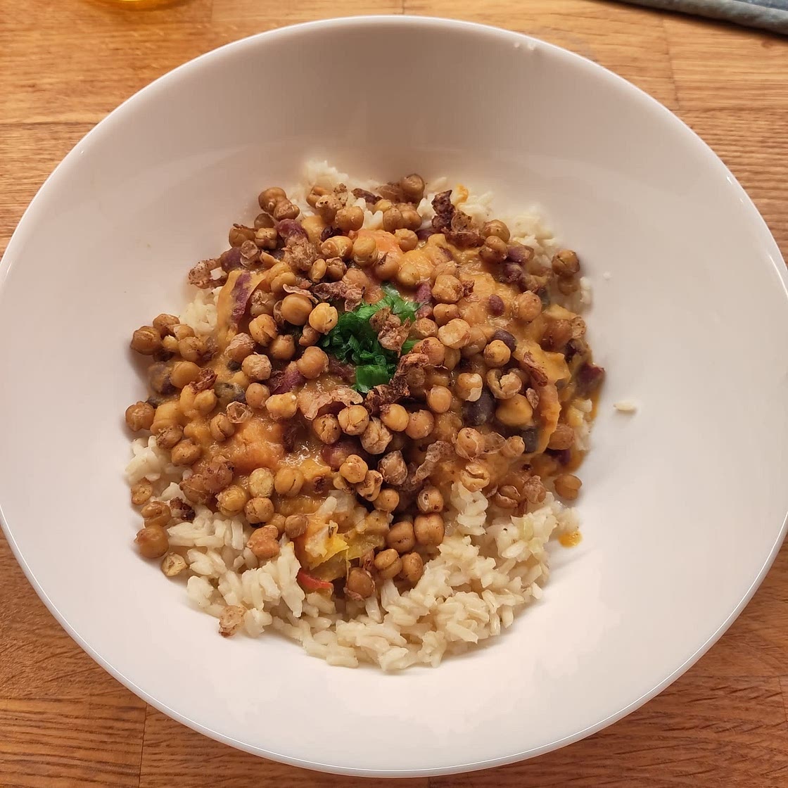 Vegetarian Thai Pumpkin Coconut Curry