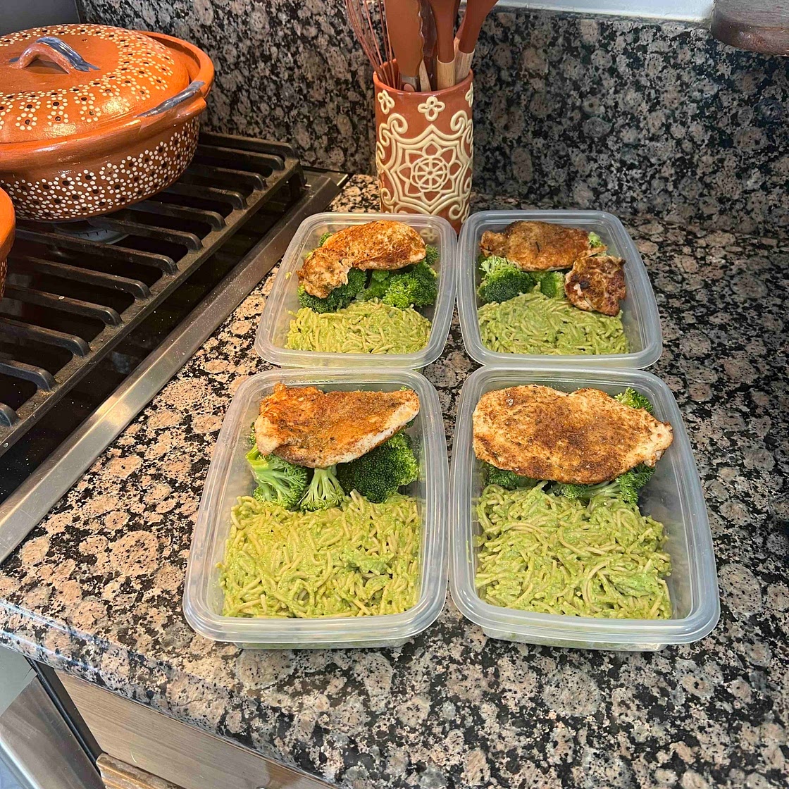 ESPAGUETI VERDE MEAL PREP