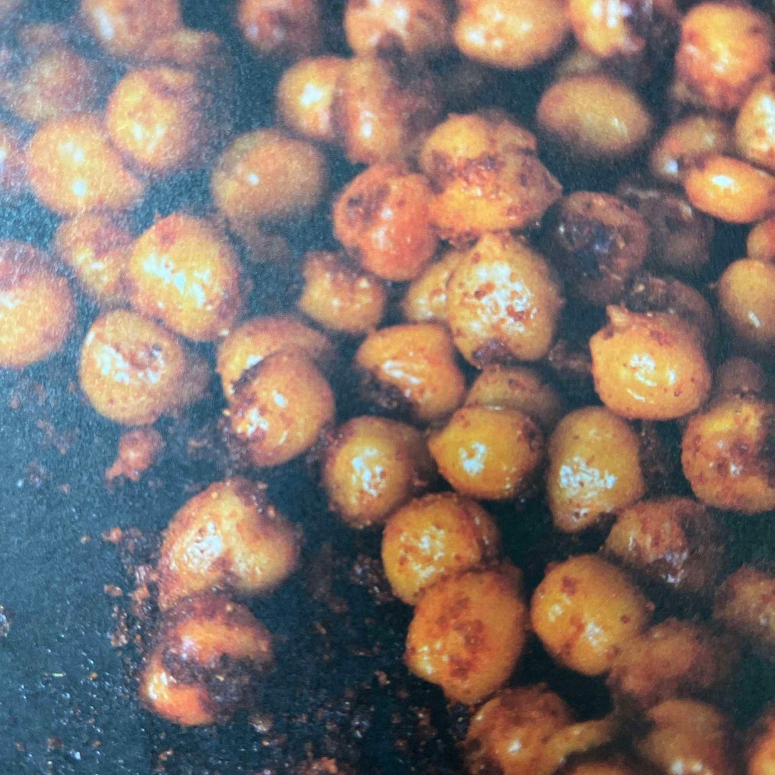Spiced chickpea wraps