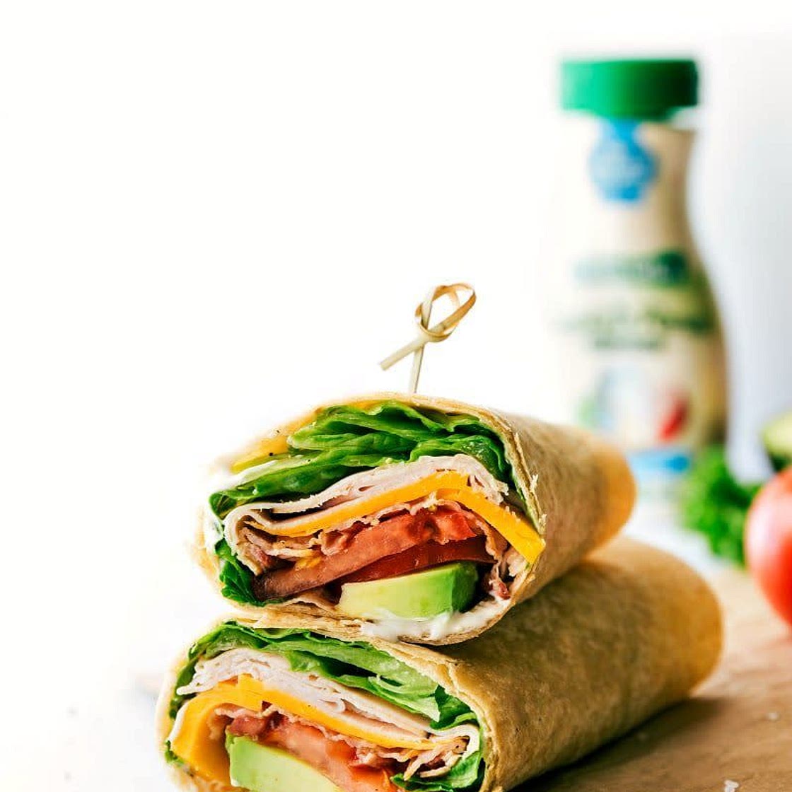 Turkey and Avocado Wraps